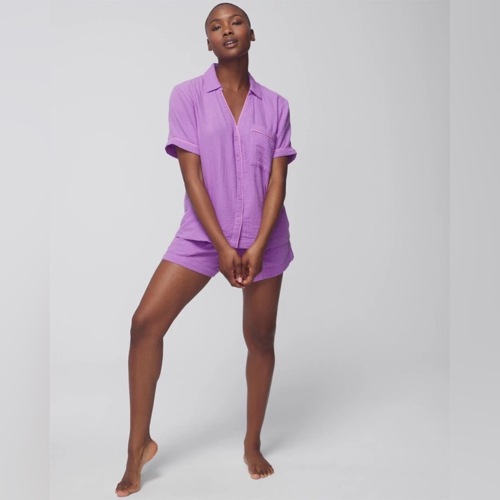 Soma Lavender Purple PJ top